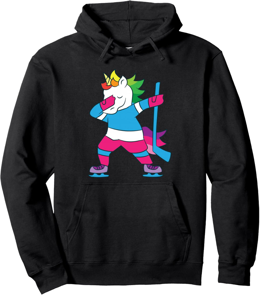 Dabbing Hockey Einhorn Eishockey Mädchen Einhorn Pullover Hoodie