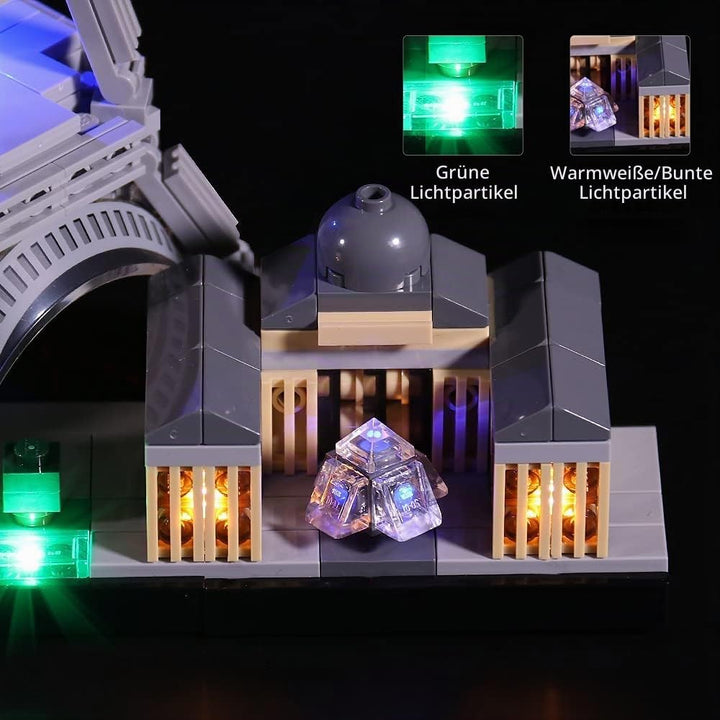 Led Licht Set für Lego Architecture Paris,Dekorations Led Beleuchtungs Set für Lego 21044 Exklusives