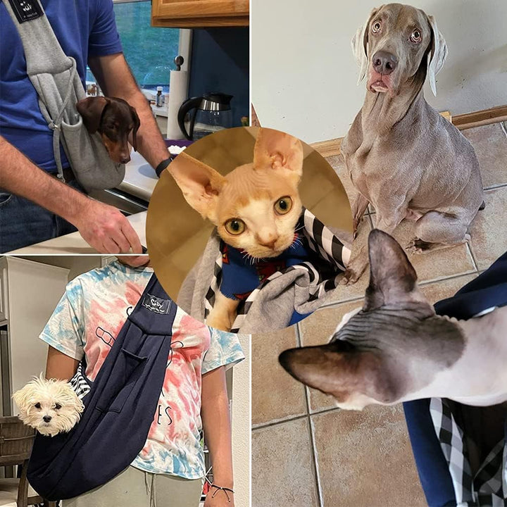 CUBY Tragetücher Hunde Kleine Hunde Katze Sling Pet Tragetuch Single Schulter Pet Bag für Reisen hun