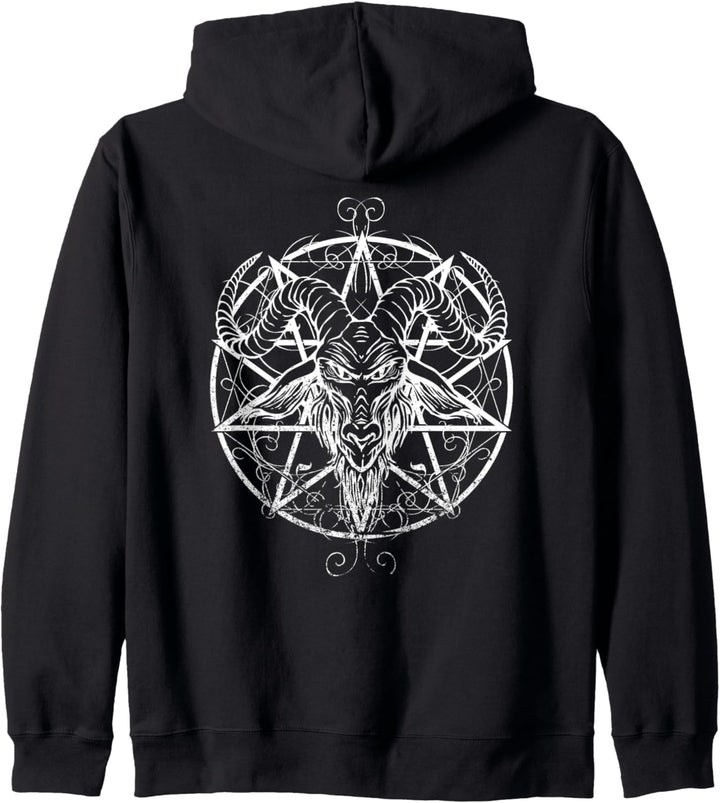 Baphomet Kirche von Satan Symbol Okkult Satanisch Kapuzenjacke