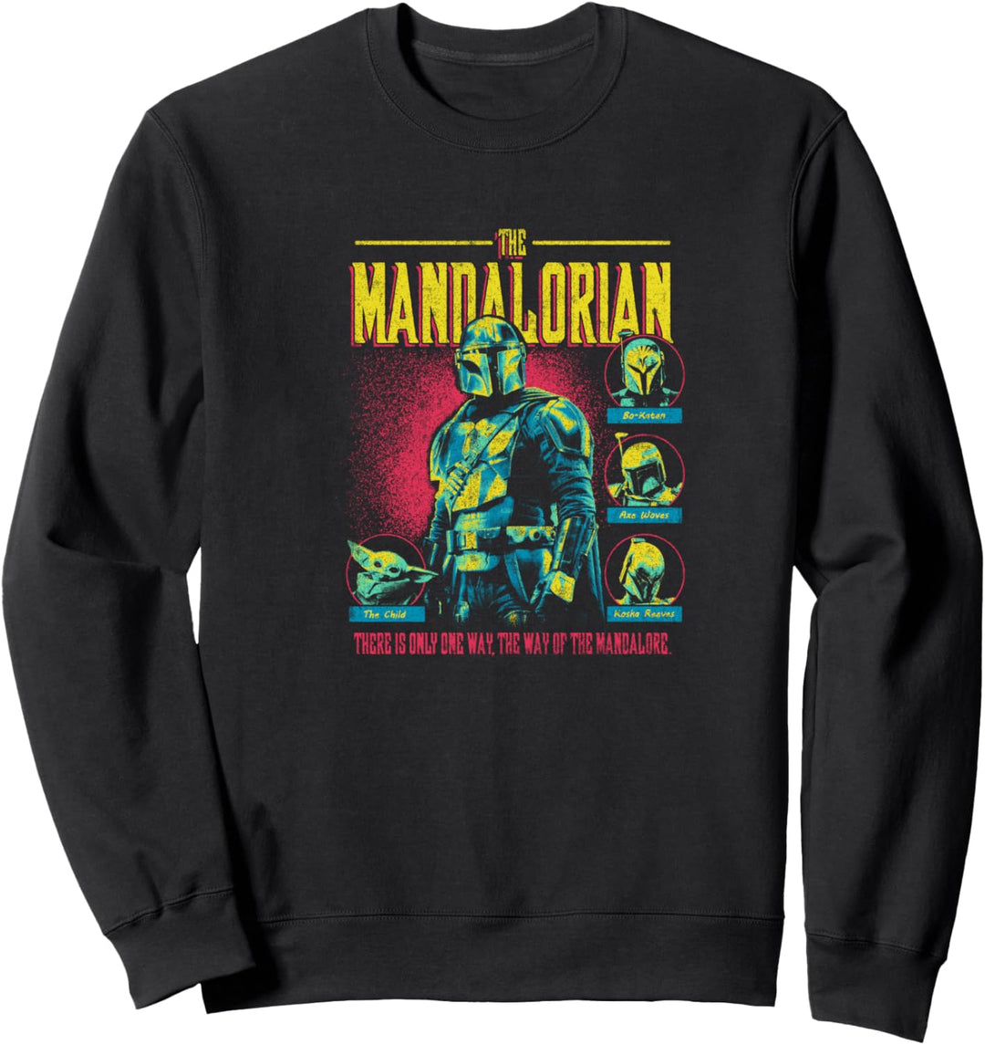 Star Wars: The Mandalorian Group Shot One Way Only Sweatshirt