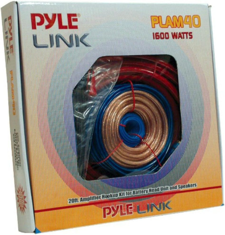 PYLE PLAM40 Werkzeug Kabel Cable 4 awg undurchlässige Marine 800 watt rms 1600 watt max pro verstärk