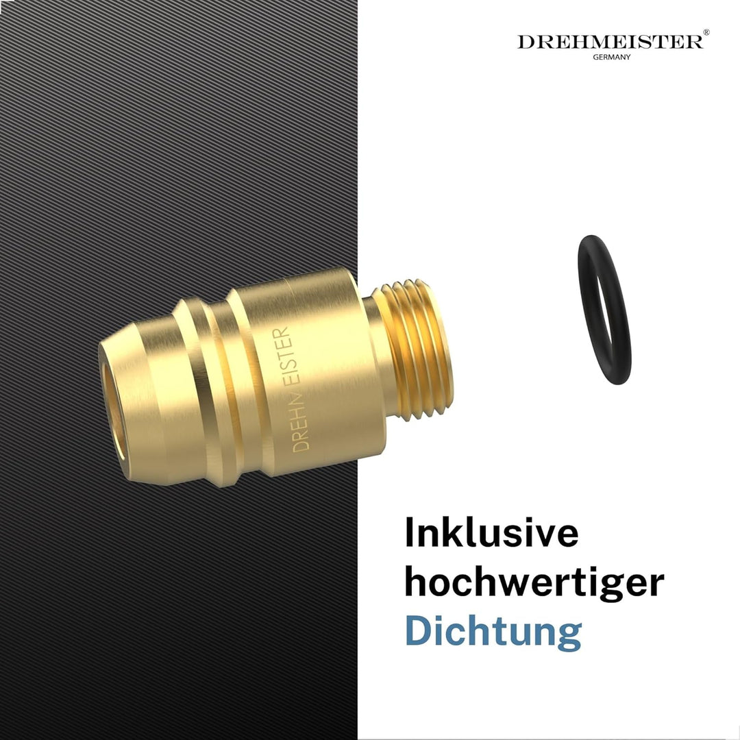 Drehmeister Euronozzle Tankadapter W21.8 (ca. 22 mm) - Adapter für Autogasfahrzeuge - LPG Adapter fü