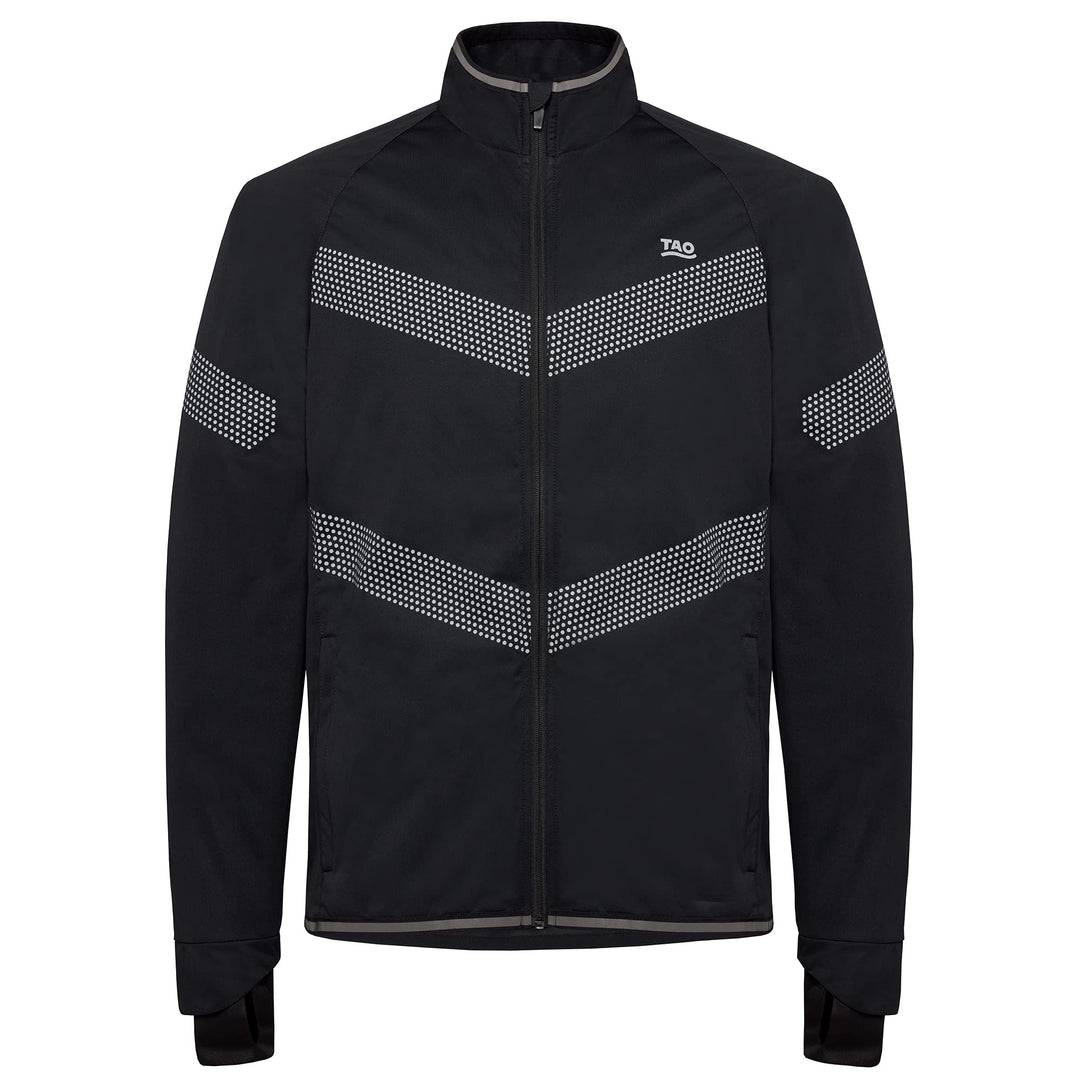 TAO Winddichte Herren Laufjacke | Nachhaltig & fair NOX black L