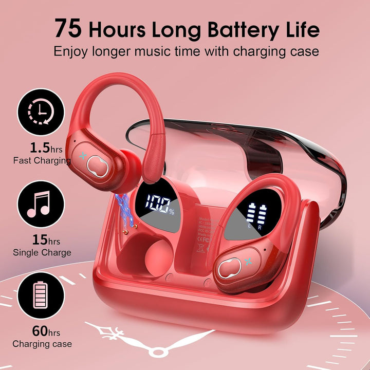 AI Kopfhörer Übersetzer, 3-in-1Bluetooth 5.4 Echtzeit Sprachübersetzer Kopfhörer 164 Sprachen mit Ap