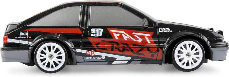 Amewi Drift Sport Car 4WD 1:24 RC ferngesteuert RTR schwarz, Schwarz