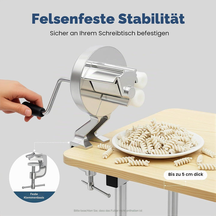 Pasta Maschine Manuell, Gnocchi Maschine mit Handkurbel, Cavatelli Maker Maschine für Cavatelli Orec