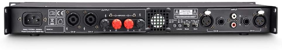 LD Systems XS 700; PA Endstufe Class D 2 x 350 W 4 Ohm, oneSize XS700, XS700