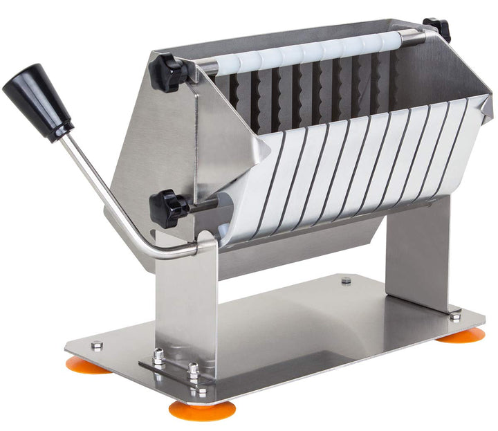 Beeketal 'CSB-2' Profi Gastro Curry Wurst Schneider für ca. 17,5 mm Schnittstärke mit 10 Edelstahl K
