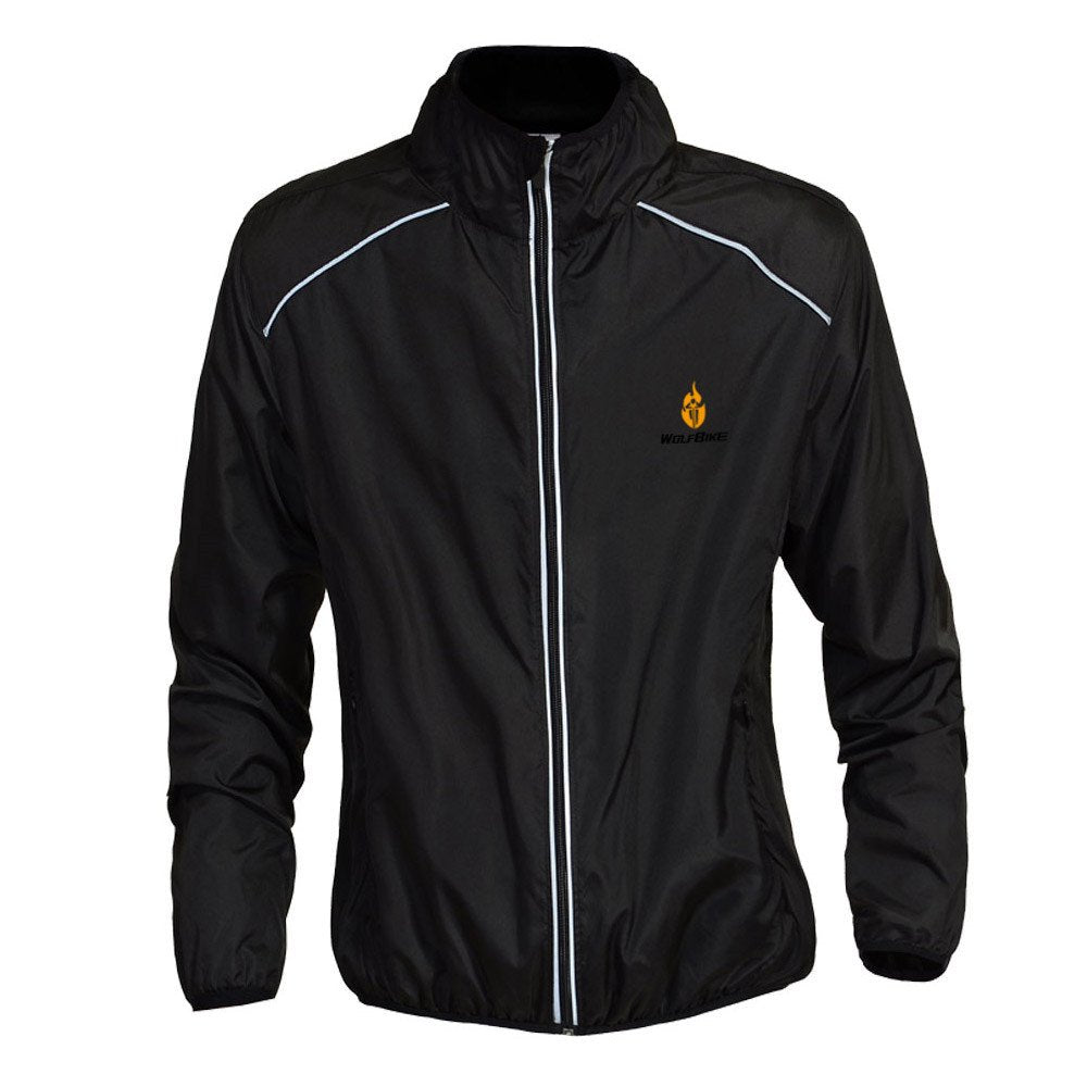 WOSAWE Herren-Fahrradjacke Winddichte wasserdichte MTB Mountainbike Jacket Für Radfahren, Joggen &amp; W
