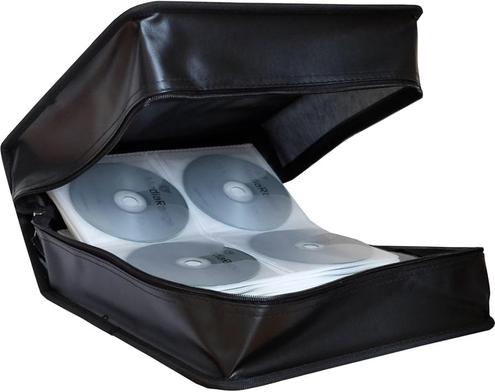 MediaRange Archivierungsmappe (für 400 Discs, Kunstleder) schwarz, für 400 Discs