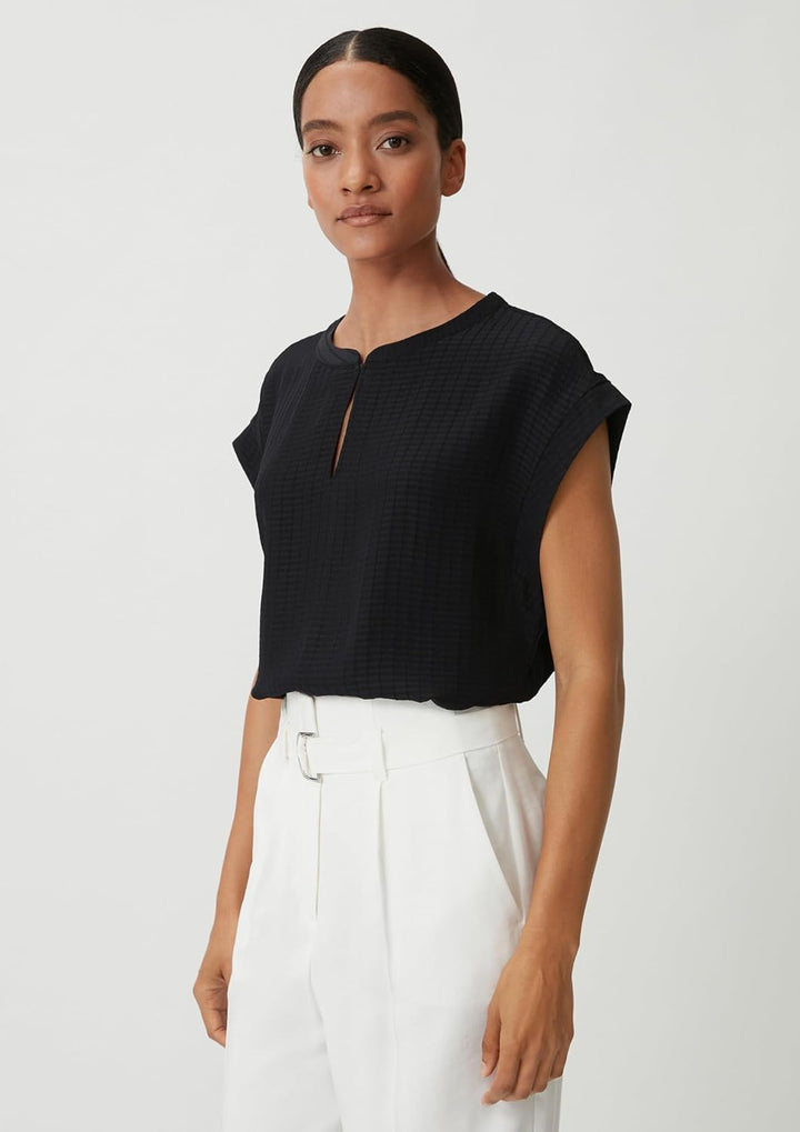 comma Damen Bluse, 34 9999 Schwarz