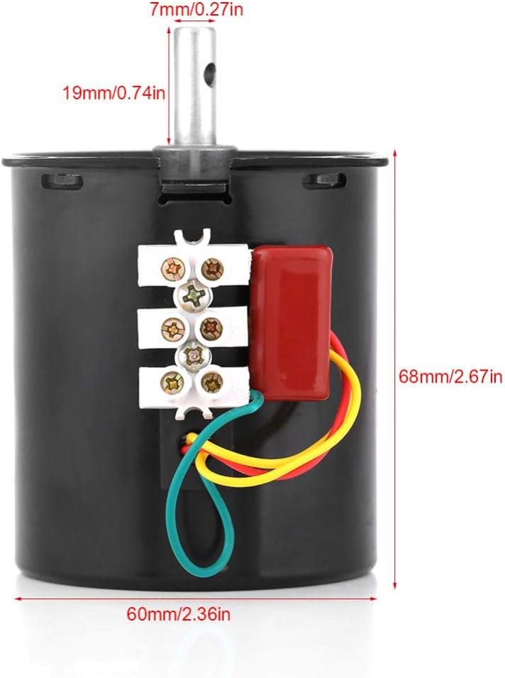 Wechselstrommotoren Permanentmagnet-Synchron-Getriebemotor CW/CCW 68KTYZ 220V für DIY-Generator(110U