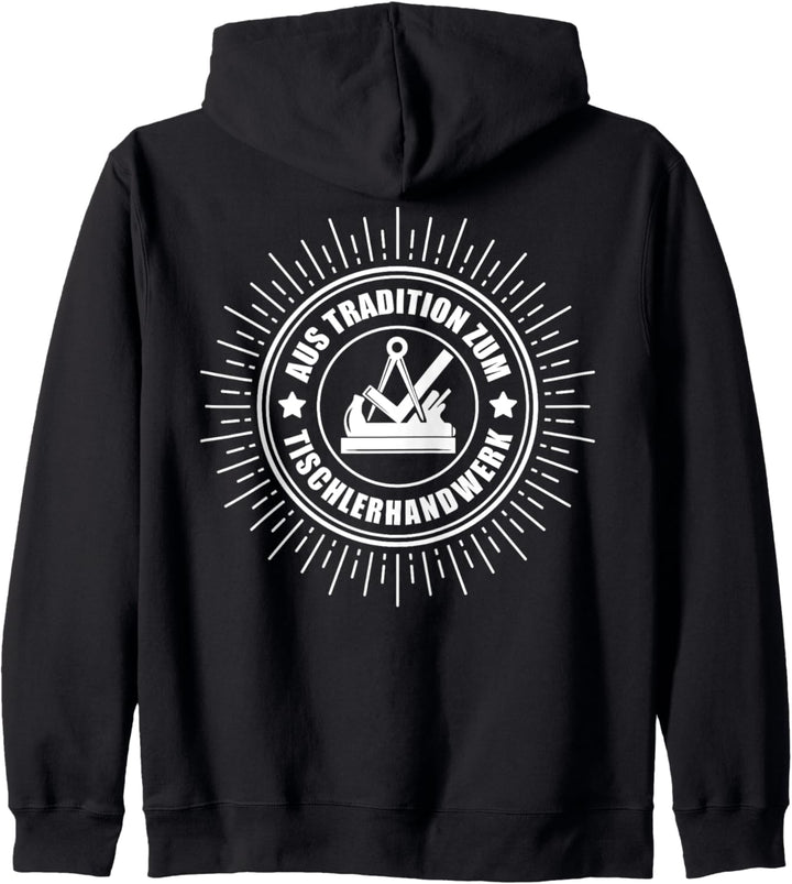 Tischler Zunftzeichen - Aus Tradition zum Tischlerhandwerk Kapuzenjacke