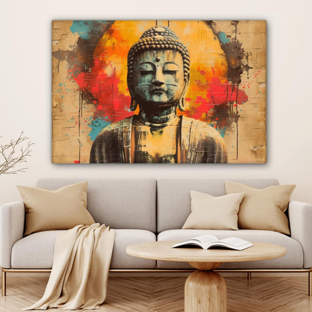 MuchoWow© Leinwandbild Gross 120x80 cm XXL Dekoration Wohnzimmer Bilder Pictures Wall Decoration Liv