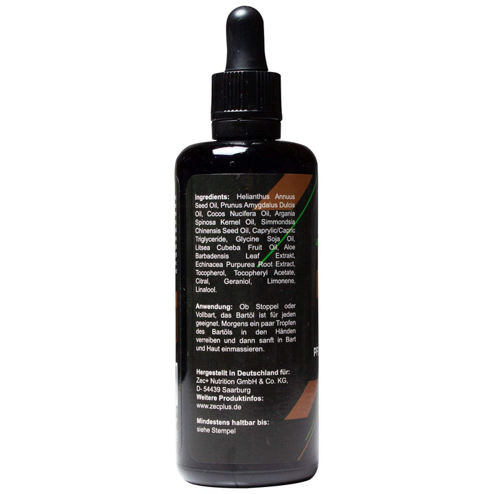 Zec+ Nutrition Lifestyle Bartöl – 75 ml hochwertiger Bartöl-Conditioner für die ideale Bartpflege, B