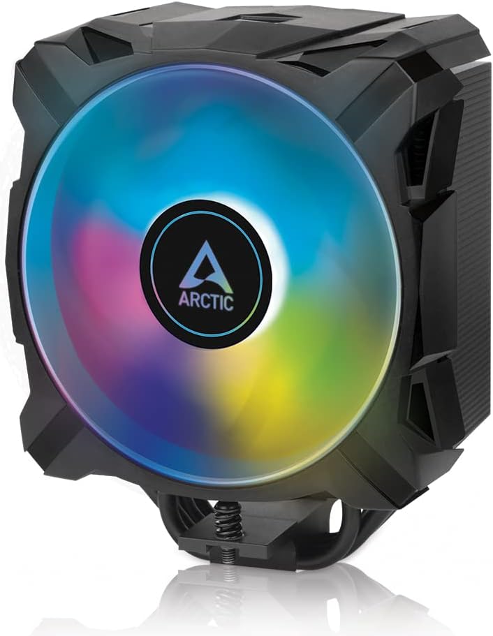 ARCTIC Freezer i35 A-RGB - Intel spezifischer Single-Tower-CPU-Kühler mit A-RGB, druckoptimierter 12
