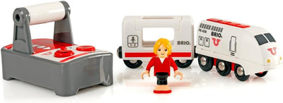 BRIO World 33884 Batterie-Dampflok mit Wassertank - Empfohlen ab 3 Jahren & World 33510 IR Express R