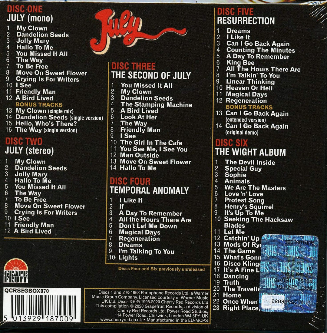 Complete Recordings, Audio-CD