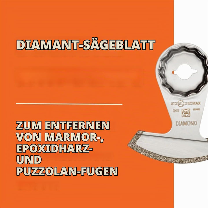 FEIN Diamant-Sägeblatt, StarlockMax Aufnahme, VE 1 St., Extra dünne Ausführung. Segmentiert, Schnitt