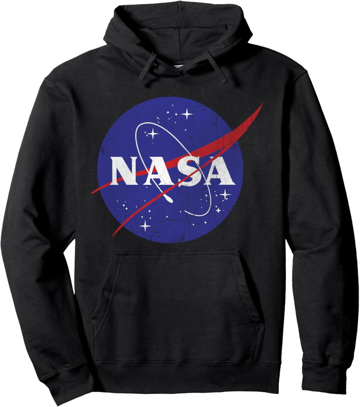 NASA Faded Classic Logo Pullover Hoodie