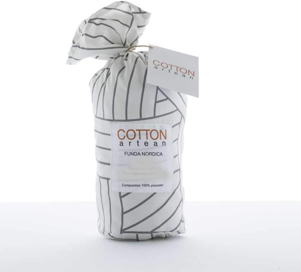 COTTON ARTEAN Bettwäsche, wendbar, für Bett mit 180 Knöpfen, Hypoallergen Cama 180 ( 260 ancho x 240
