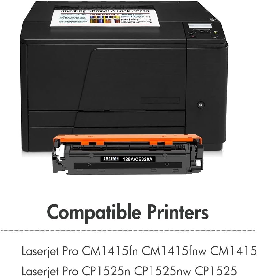 128A CE320A Toner Multipack Kompatibel für HP CE321A CE322A CE323A Laserjet Pro CM1415fn CM1415fnw C