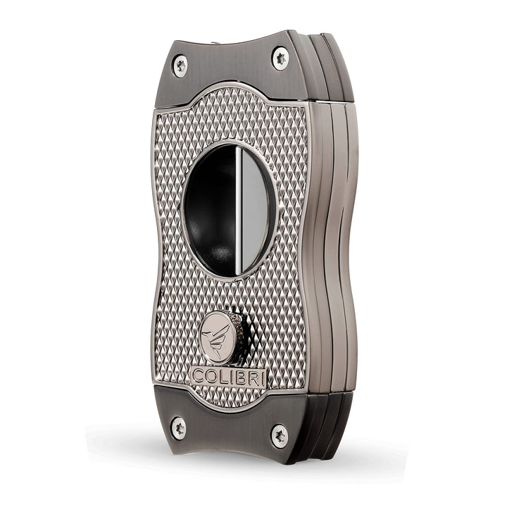Colibri V-Cut Zigarrenschneider - Diamanten-Muster - Tiefer 7mm V-Schnitt - Bis zu 60+ Ringmass Ziga