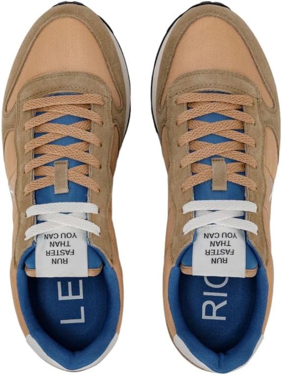 SUN68 Herren Tom SOLID Nylon Sneaker 41 EU Braun, 41 EU Braun