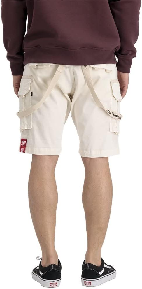 Alpha Industries Herren Cargos Alpha Industries Utility Short Short für Herren 29 Jet Stream White,