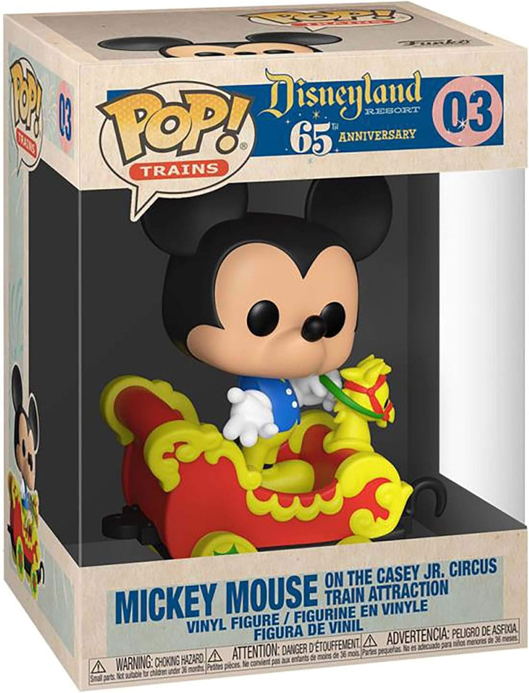 Pop Disney Casey Junior Mickey in Car 3 Vinylfigur