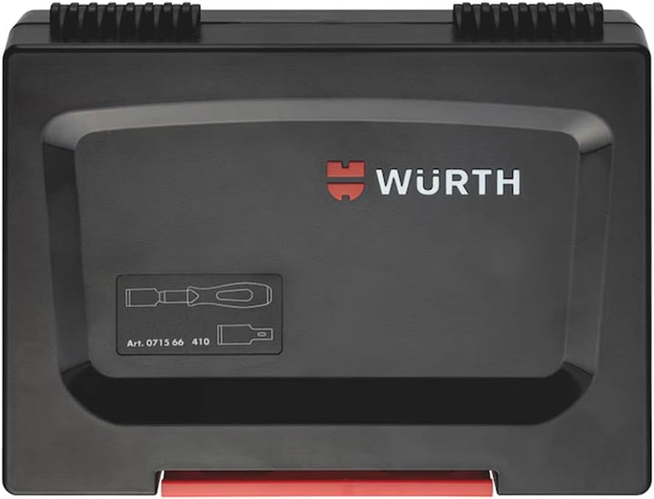 Würth PU-Schaber Set 83 Teile Hochwertiges Schaber-Set zum Entfernen von Kleberesten 071566410 mit 2