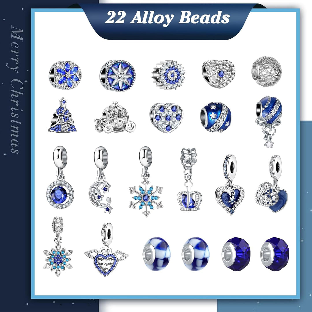 Adventskalender Mädchen Schmuck 2025, Weihnachtskalender Schmuck Geschenk für Kinder Teenager Frauen