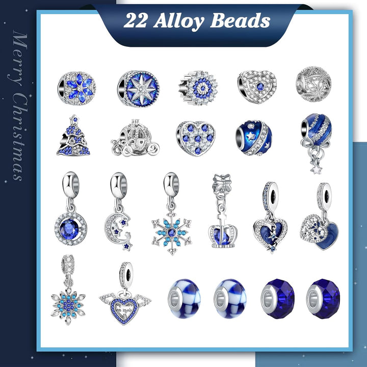 Adventskalender Mädchen Schmuck 2025, Weihnachtskalender Schmuck Geschenk für Kinder Teenager Frauen