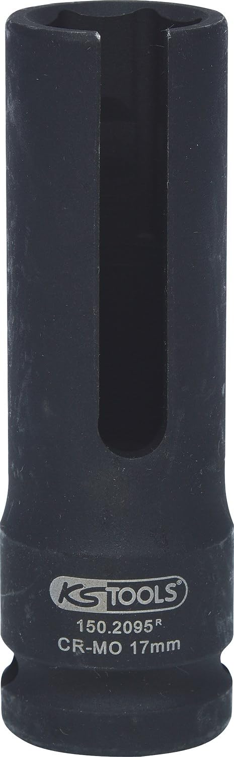KS Tools 150.2095 1/2" Lambda-Sonden Stecknuss 17,0 mm, lang