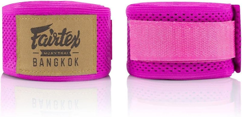 Fairtex HW4 Elastic Handwraps Rosa 180", Rosa 180"