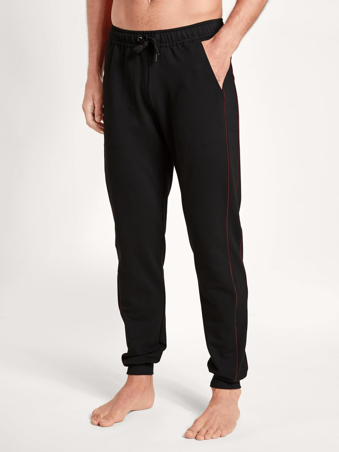 CALIDA Remix Basic Lounge Jogginghose Herren 56 Schwarz, 56 Schwarz