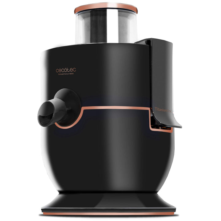 Cecotec Entsafter für Obst und Gemüse ExtremeTitanium 19000. 1000 W, 19000 U/min Geschwindigkeit, Ti