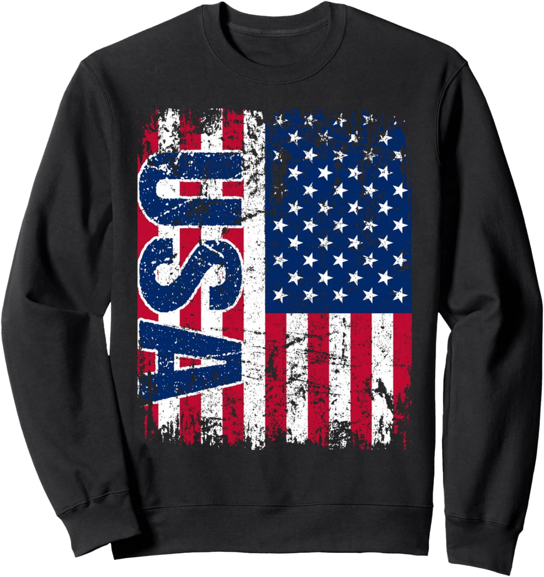 USA AMERIKA Flagge | Damen Herren Kinder | America USA Sweatshirt