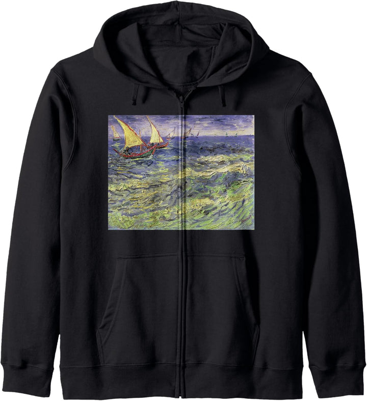 Vincent van Gogh's Seascape Near Les Saintes-Maries Kapuzenjacke