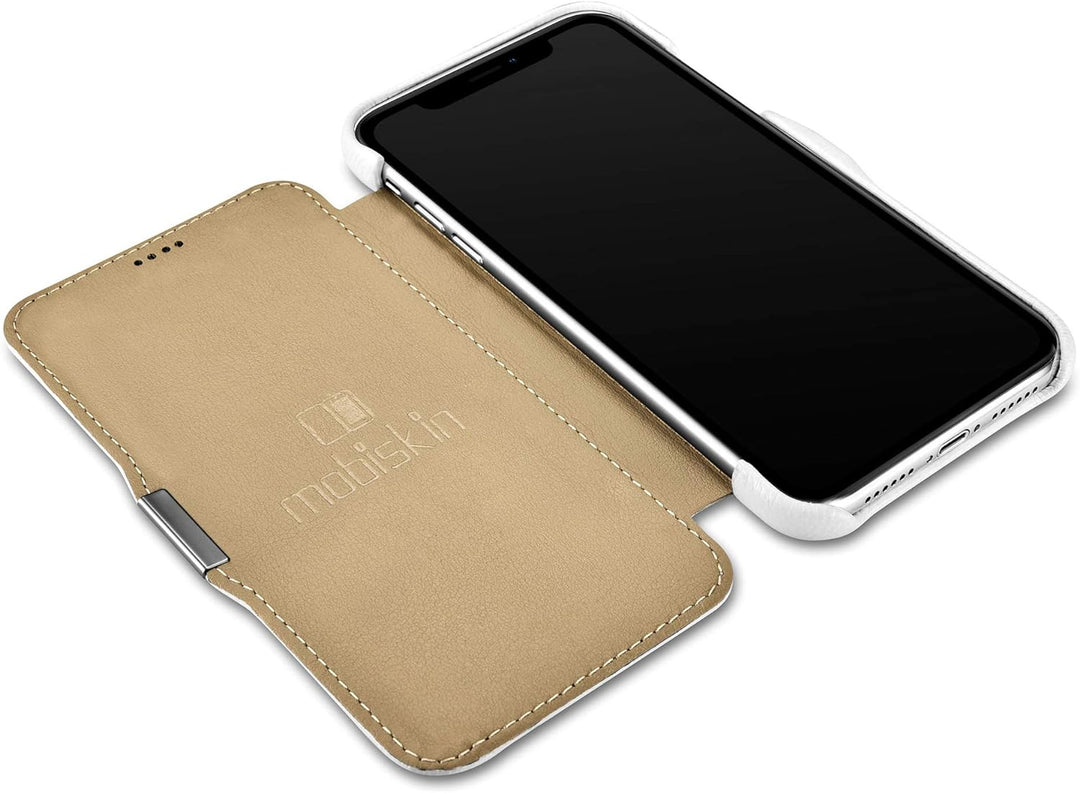 Mobiskin Hülle kompatibel mit Apple iPhone XR (6,1 Zoll), Handyhülle mit echtem Leder, Case, Schutzh