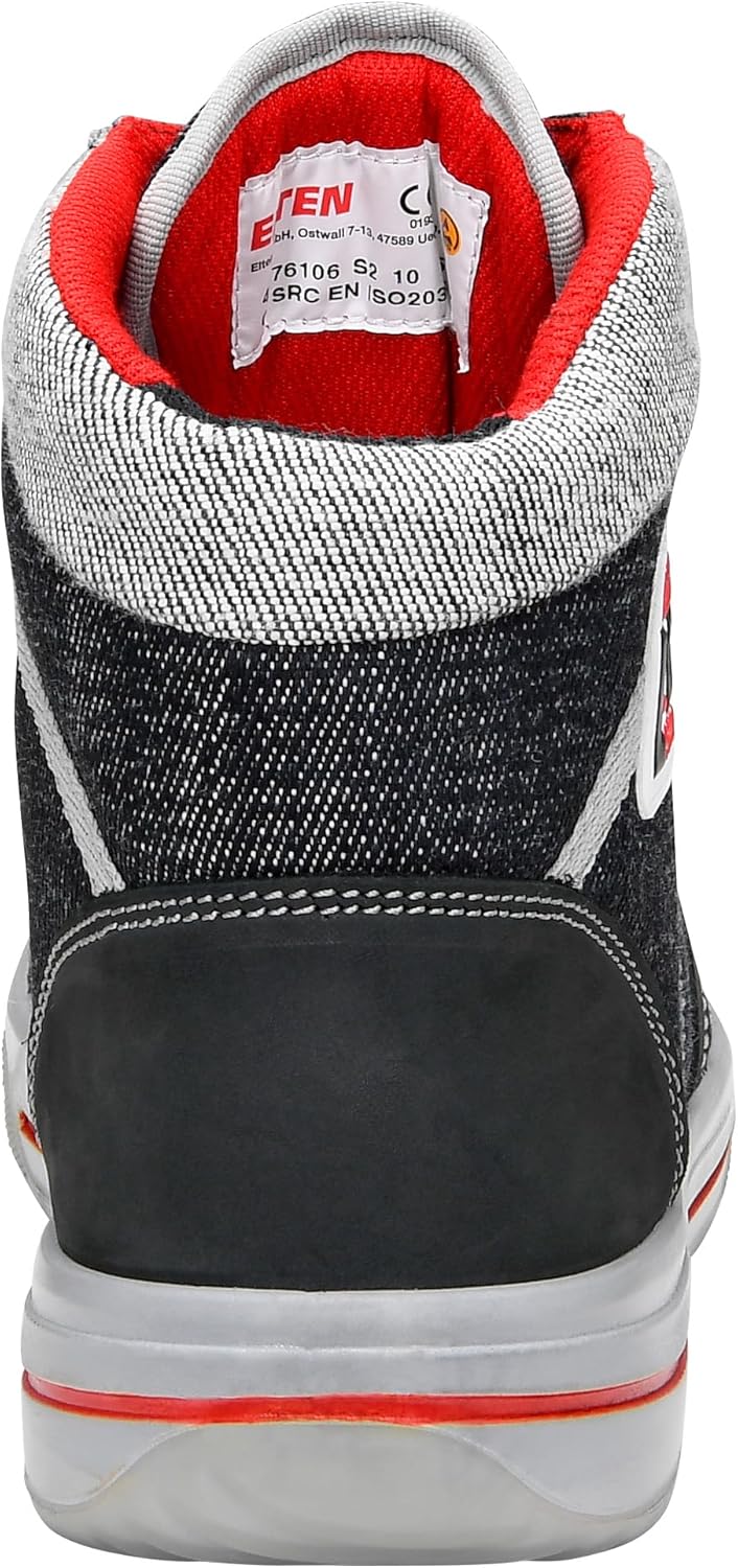 ELTEN Sicherheitsschuhe SENSATION Mid ESD S2, Damen und Herren, Leder/Textil, Stahlkappe, leicht, sp