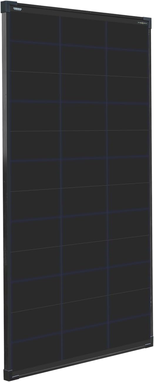 enjoy solar® 150W 12V Monokristallines Solarmodul mit HPBC-Technologie - 25% Hocheffizienz, 182mm So