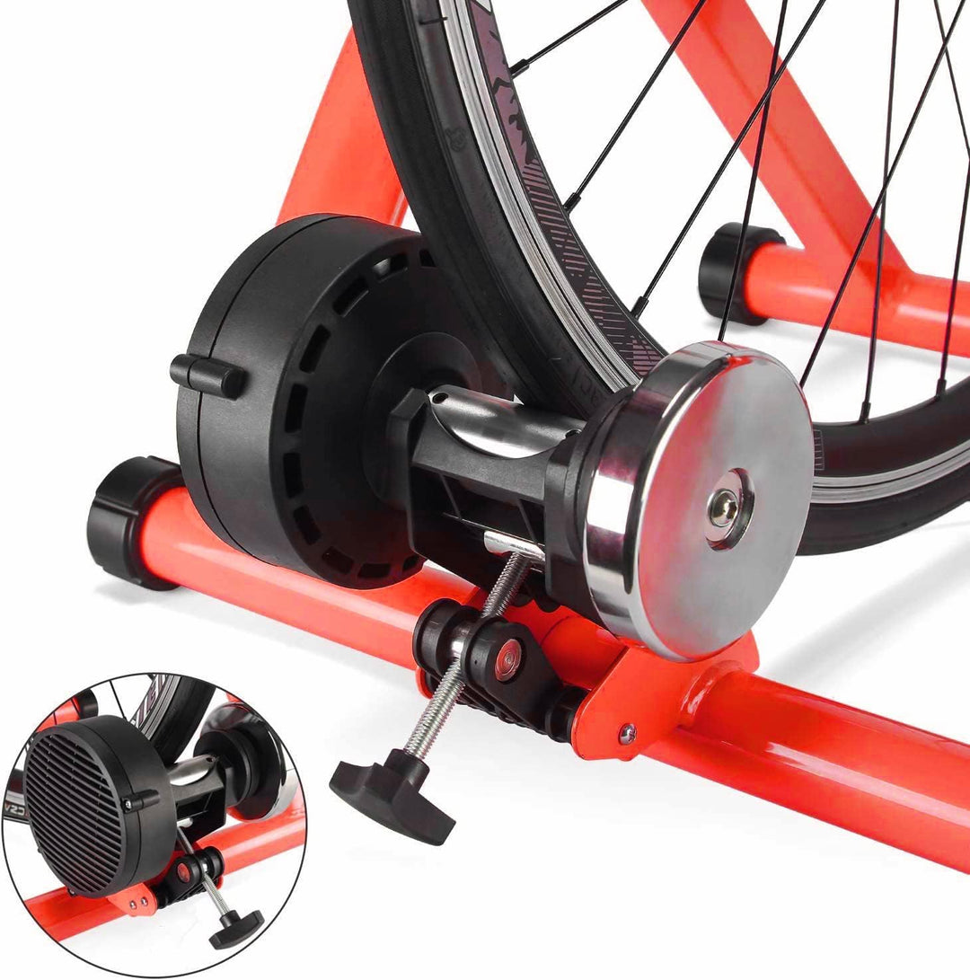 CXWXC Fahrrad Rollentrainer Indoor für 26-29 Zoll Reifen Rennrad Rollentrainer Klappbarer Fahrradrol