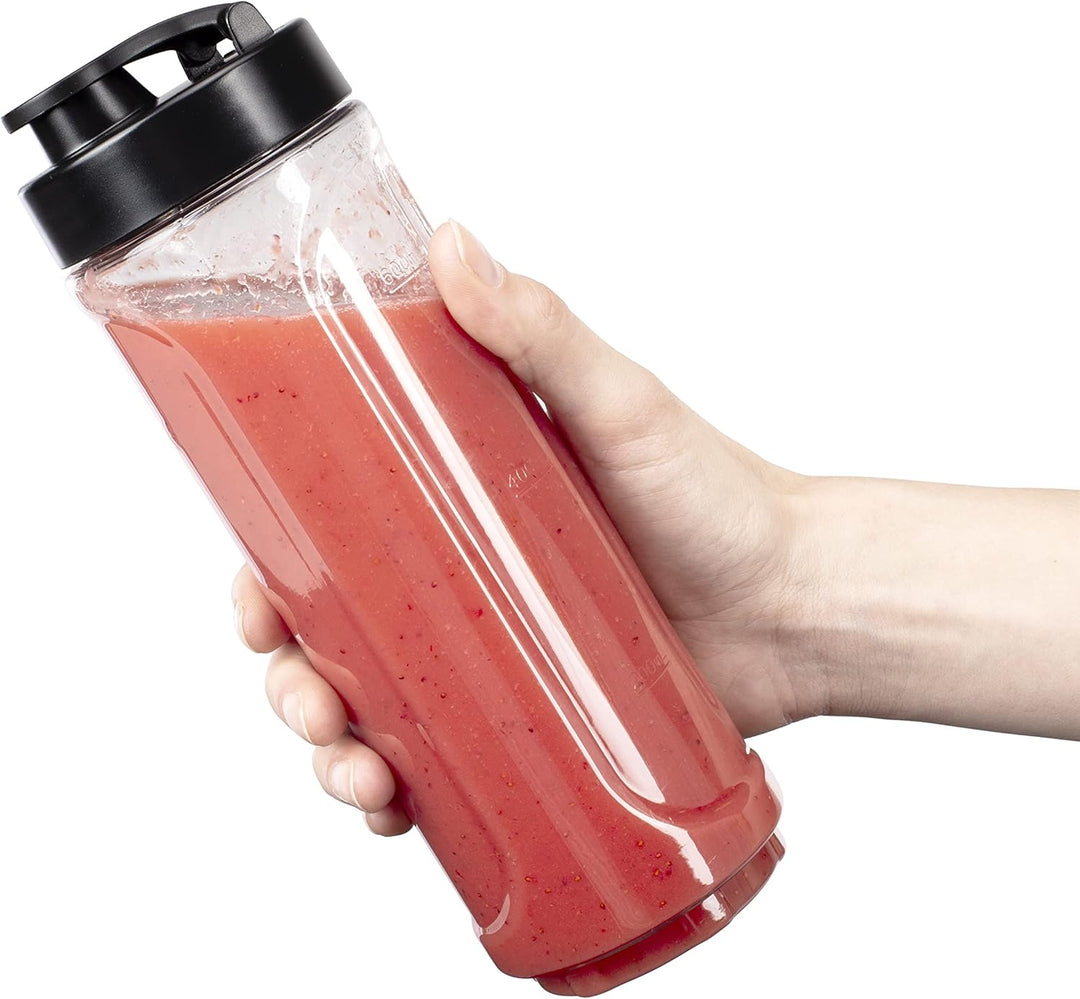 Princess Smoothie Maker to go - Standmixer mit Trinkflasche, 600ml Tritan Behälter, 300 Watt, 217401