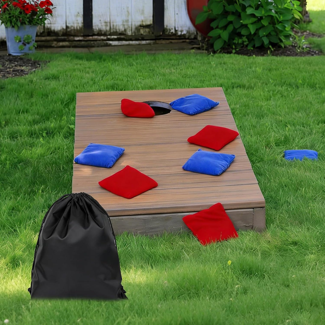 10 Stück Cornhole Säckchen 10X10cm,Bean Bag Wurfspiel Set für Kinder,Fun Sports Games Sitzsack für P