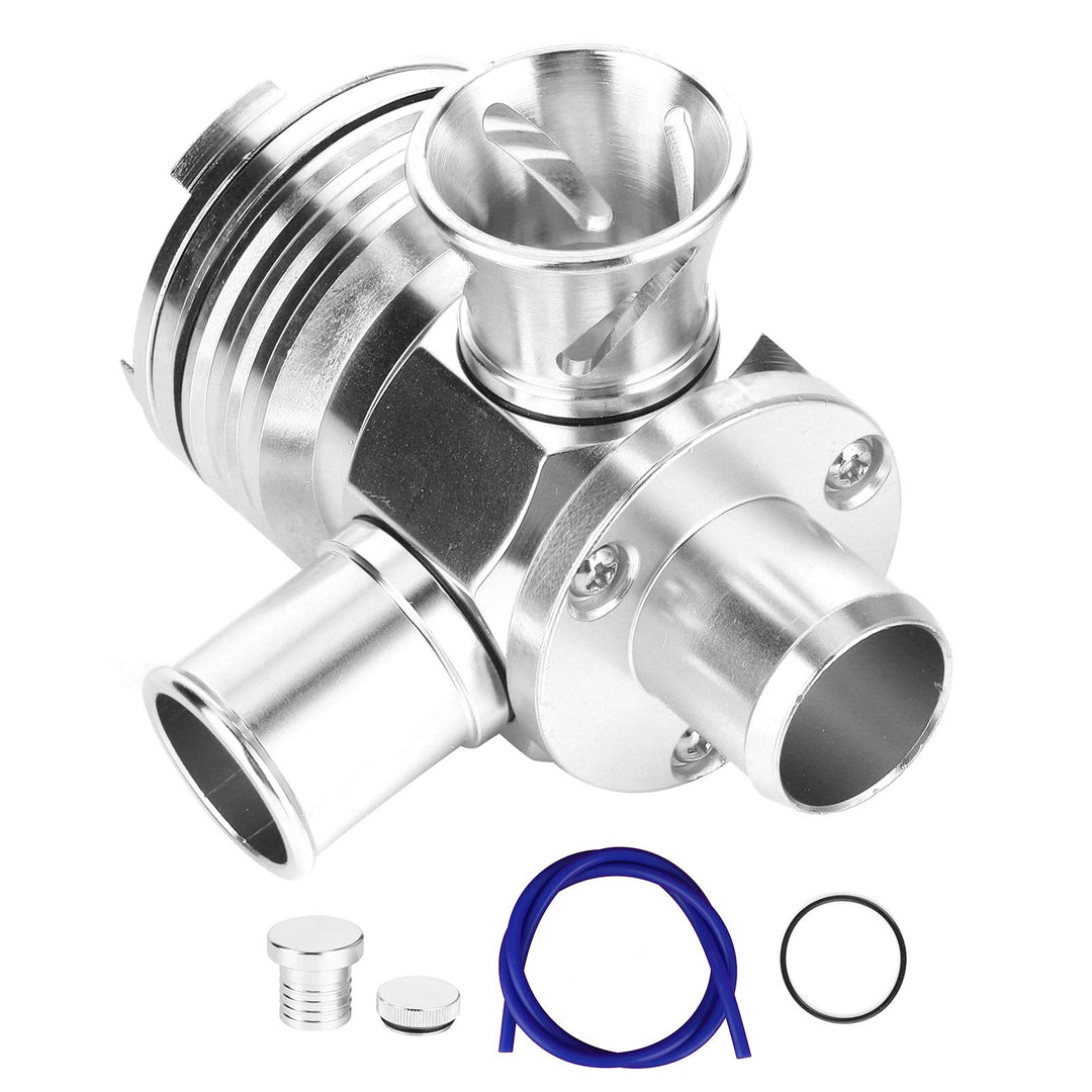 aqxreight - Einstellbares Turbo-Blow-Off-Splitter-Ventil Universal-Umwälzventil (Silber), Blow-Off-V