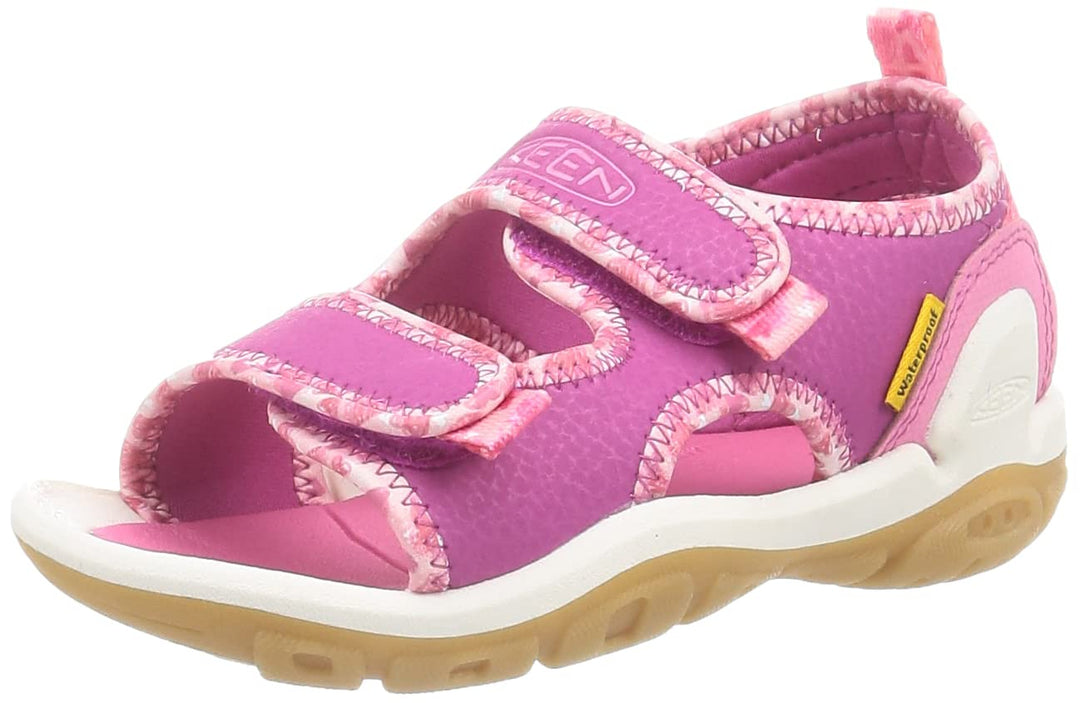 KEEN Unisex Kinder Knotch Creek Open Toe Sandalen Pink Multi 25/26 EU, Pink Multi 25/26 EU