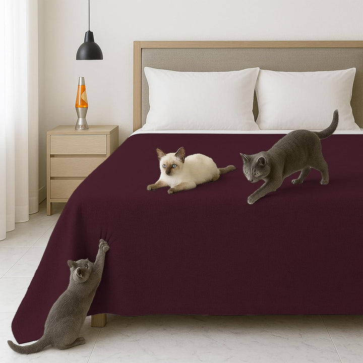 Byour3 - Bettüberwurf Bio-Baumwolle Gemischte Doppelbett Einzelbett Queen Size Bettdecke Sommer Früh