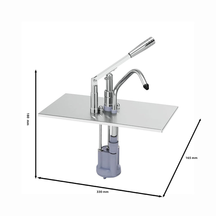 SARO 1/3 GN Deckel mit Pumpendispenser KD-0213